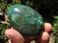 Polished Green Verdite Palm Stones  x 6 From Zimbabwe - TopRock