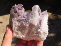 Natural Sugar Amethyst Clusters  x 3 From Zambia - Toprock Gemstones and Minerals 