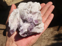 Natural Sugar Amethyst Clusters  x 3 From Zambia - Toprock Gemstones and Minerals 