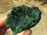 Natural Silky Malachite Specimens  x 6 From Kasompe, Congo - TopRock