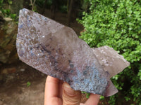 Natural Self Healed Large Smokey Quartz Crystals  x 2 From Mulanje, Malawi - Toprock Gemstones and Minerals 