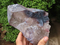 Natural Self Healed Large Smokey Quartz Crystals  x 2 From Mulanje, Malawi - Toprock Gemstones and Minerals 