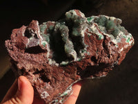 Natural Drusy Coated Ball Malachite On Dolomite Specimens  x 2 From Likasi, Congo