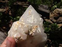 Natural Cascading Cathedral Window Quartz Formations  x 6 From Madagascar - TopRock