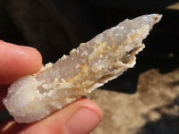 Natural Drusi Quartz Coated Calcite Crystals  x 20 From Alberts Mountain, Lesotho - Toprock Gemstones and Minerals 