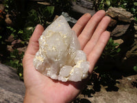 Natural Cascading Cathedral Window Quartz Formations  x 6 From Madagascar - TopRock