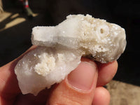 Natural Drusi Quartz Coated Calcite Crystals  x 20 From Alberts Mountain, Lesotho - Toprock Gemstones and Minerals 