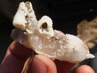 Natural Drusi Quartz Coated Calcite Crystals  x 20 From Alberts Mountain, Lesotho - Toprock Gemstones and Minerals 