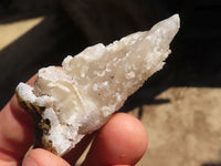 Natural Drusi Quartz Coated Calcite Crystals  x 20 From Alberts Mountain, Lesotho - Toprock Gemstones and Minerals 