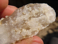 Natural Drusi Quartz Coated Calcite Crystals  x 20 From Alberts Mountain, Lesotho - Toprock Gemstones and Minerals 