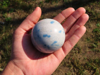 Polished Blue Spotted Spinel Spheres x 6 From Madagascar - TopRock