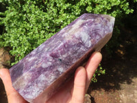 Polished Purple Lepidolite Points  x 3 From Madagascar - Toprock Gemstones and Minerals 