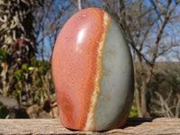 Polished Polychrome / Picasso Jasper Standing Free Forms  x 6 From Madagascar