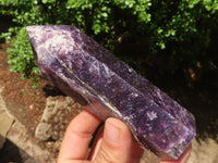 Polished Purple Lepidolite Points  x 3 From Madagascar - Toprock Gemstones and Minerals 