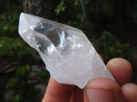 Natural Single Etched Clear Quartz Crystals  x 35 From Mpika, Zambia - Toprock Gemstones and Minerals 