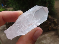 Natural Single Etched Clear Quartz Crystals  x 35 From Mpika, Zambia - Toprock Gemstones and Minerals 