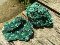 Natural Chatoyant Silky Malachite Specimens  x 12 From Kasompe, Congo - TopRock