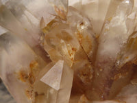 Natural Golden Hematoid Quartz Clusters With Pink/White Phantoms  x 2 From Zimbabwe - TopRock