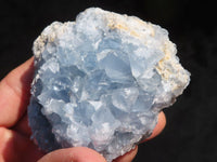 Natural Blue Celestite Crystal Specimens  x 4 From Sakoany, Madagascar - Toprock Gemstones and Minerals 