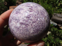 Polished Purple Lepidolite Spheres  x 4 From Zimbabwe - TopRock