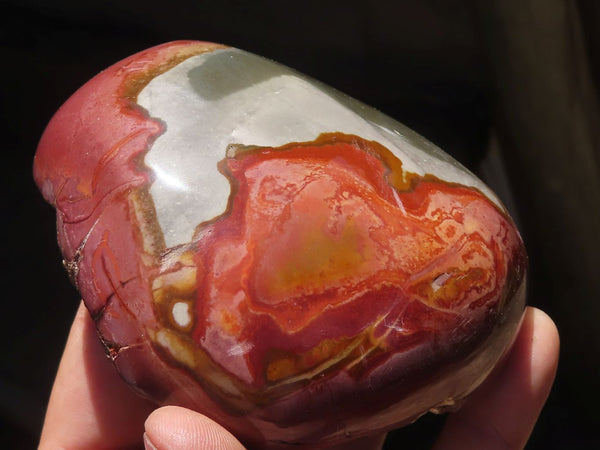 Polished Polychrome / Picasso Jasper Domes  x 4 From Madagascar - TopRock