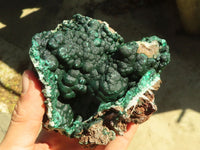 Natural Rare Ball Malachite On Drusy Quartz & Dolomite Specimens  x 2 From Kambove, Congo