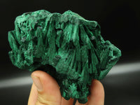 Natural Silky Malachite Specimens x 6 From Kasompe, Congo - TopRock