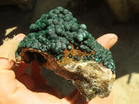 Natural Rare Ball Malachite On Drusy Quartz & Dolomite Specimens  x 2 From Kambove, Congo