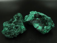 Natural Silky Malachite Specimens x 6 From Kasompe, Congo - TopRock