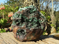 Natural Drusi Quartz Coated Malachite On Red Copper Dolomite  x 1 From Likasi, Congo - Toprock Gemstones and Minerals 