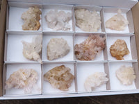 Natural Small Mixed Quartz Clusters  x 12 From Madagascar - Toprock Gemstones and Minerals 