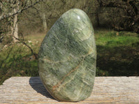 Polished Banded Green Fuchsite Quartz Standing Free Form x 1 From Andakatani, Madagascar - TopRock