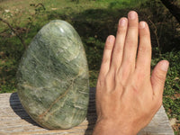 Polished Banded Green Fuchsite Quartz Standing Free Form x 1 From Andakatani, Madagascar - TopRock