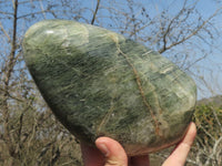 Polished Banded Green Fuchsite Quartz Standing Free Form x 1 From Andakatani, Madagascar - TopRock