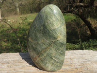 Polished Banded Green Fuchsite Quartz Standing Free Form x 1 From Andakatani, Madagascar - TopRock