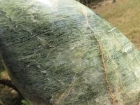 Polished Banded Green Fuchsite Quartz Standing Free Form x 1 From Andakatani, Madagascar - TopRock