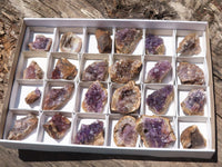 Natural Dark Amethyst Geode Specimens  x 24 From Zululand, South Africa - TopRock