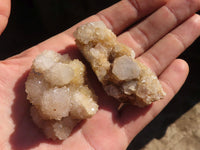 Natural Small Mixed Spirit Quartz Clusters  x 35 From Boekenhouthoek, South Africa - Toprock Gemstones and Minerals 