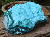 Natural Beautiful Large Malacholla (Malachite & Chrysocolla) Specimen  x 1 From Kulukuluku, Congo - Toprock Gemstones and Minerals 