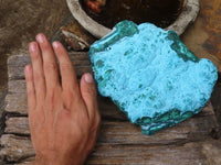 Natural Beautiful Large Malacholla (Malachite & Chrysocolla) Specimen  x 1 From Kulukuluku, Congo - Toprock Gemstones and Minerals 