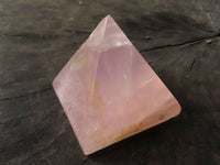 Polished Gemmy Pink Rose Quartz Pyramids  x 12 From Madagascar - TopRock