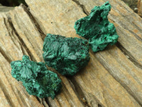 Natural Chatoyant Silky Malachite Specimens  x 12 From Kasompe, Congo - Toprock Gemstones and Minerals 