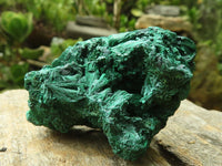 Natural Chatoyant Silky Malachite Specimens  x 12 From Kasompe, Congo - Toprock Gemstones and Minerals 