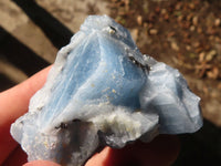 Natural New Sky Blue Calcite Specimens  x 24 From Spitzkop, Namibia