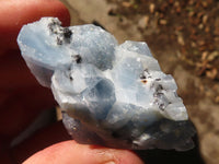 Natural New Sky Blue Calcite Specimens  x 24 From Spitzkop, Namibia