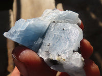 Natural New Sky Blue Calcite Specimens  x 24 From Spitzkop, Namibia