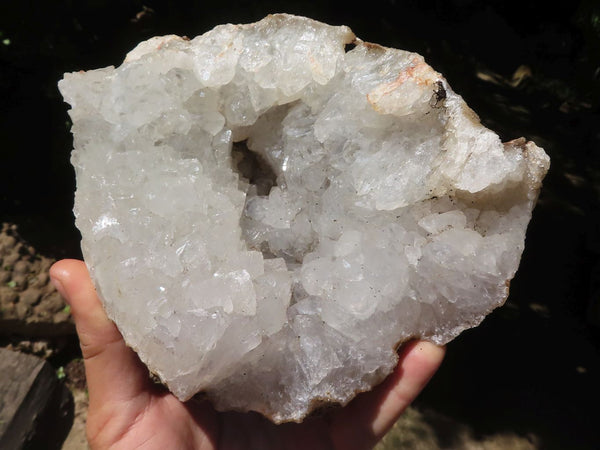 Natural Crystal Centred Agate Geodes  x 2 From Zululand, South Africa - TopRock