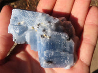 Natural New Sky Blue Calcite Specimens  x 24 From Spitzkop, Namibia