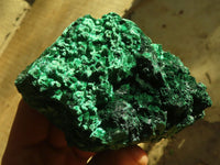 Natural Chatoyant Silky Malachite Specimens  x 2 From Kasompe, Congo