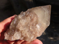 Natural Cascading Smokey Quartz Clusters x 6 From Luena, Congo